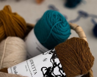 FILCOLANA ARWETTA Merino wool blend, Sock weight yarn, Yarn for socks, sweaters, 50 grams 210 meters (230 yards) Color from 145 to 990