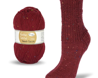 Tweed Socks Yarn - Rellana Tweed Classic 150 g 375 m, Yarn for socks, Superwash wool, Sport weight yarn, 1 skein for one pair of socks