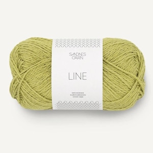 Filato Sandnes garn line in cotone, viscosa e lino, peso dk, per la primavera-estate, 50 g, 110 metri