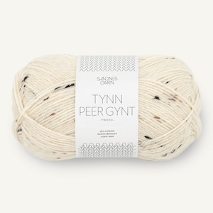 TYNN PEER GYNT Sandnes Garn Norwegische Wollgarn 50 g 205 m Sockenwolle für Schals, Mützen, Pullover