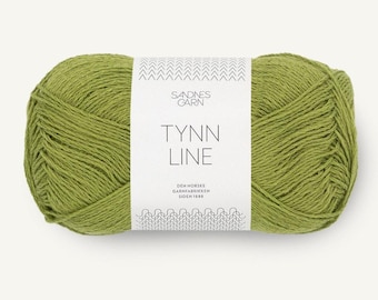 TYNN LINE Sandnes Garn Cotton, Viscose, Linen yarn for spring-summer - Fingering weight yarn