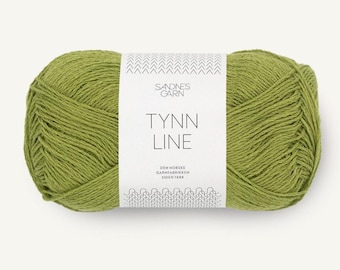 TYNN LINE Sandnes Garn Cotton, Viscose, Linen yarn for spring-summer - Fingering weight yarn
