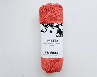 Fil mélangé mérinos FILCOLANA ARWETTA, fil épais pour chaussettes, fil pour chaussettes, fil pour bébé, 50 grammes 210 mètres (230 yards) 100 à 810