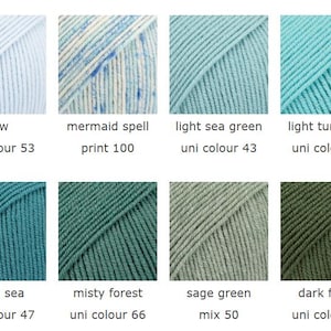 Superwash Merino Wool Drops BABY MERINO Fingering Weight Yarn 50g 191 Yards image 9