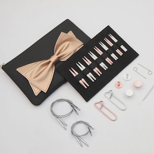2 inches Interchangeable knitting needles set KnitPro MINI BOUQUET - Size US2.5-US10/3mm-6mm - Gift for knitter Interchangeable needle set