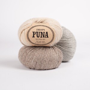 DROPS Puna Alpaca Yarn, DK Worsted, Superfine Alpaca Fiber - 50g 120 Yards image 11