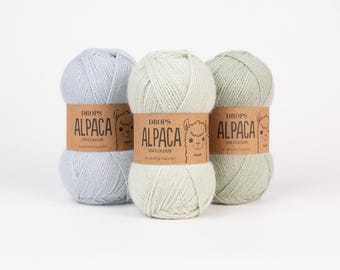 DROPS Alpaca Yarn, Superfine Sport Weight, Knitting Wool 50g 183