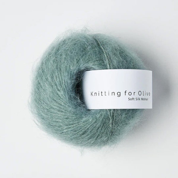 Knitting for Olive SOFT SILK MOHAIR yarn 25 g 225 m Kid mohair lace yarn Mohair silk yarn for knitting (Listing for colors from A to R)