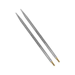 HiyaHiya STEEL Interchangeable knitting needle tips 5&#39;&#39; - Stainless steel needles for knitting - Interchangeable tips