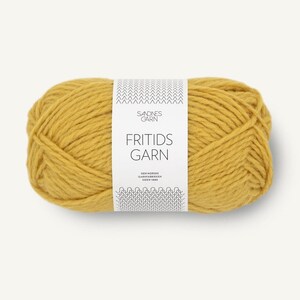 Sandnes Garn FRITIDSGARN Filato pettinato peso Aran Lana norvegese 50 g 70 metri (76 iarde) per matassa