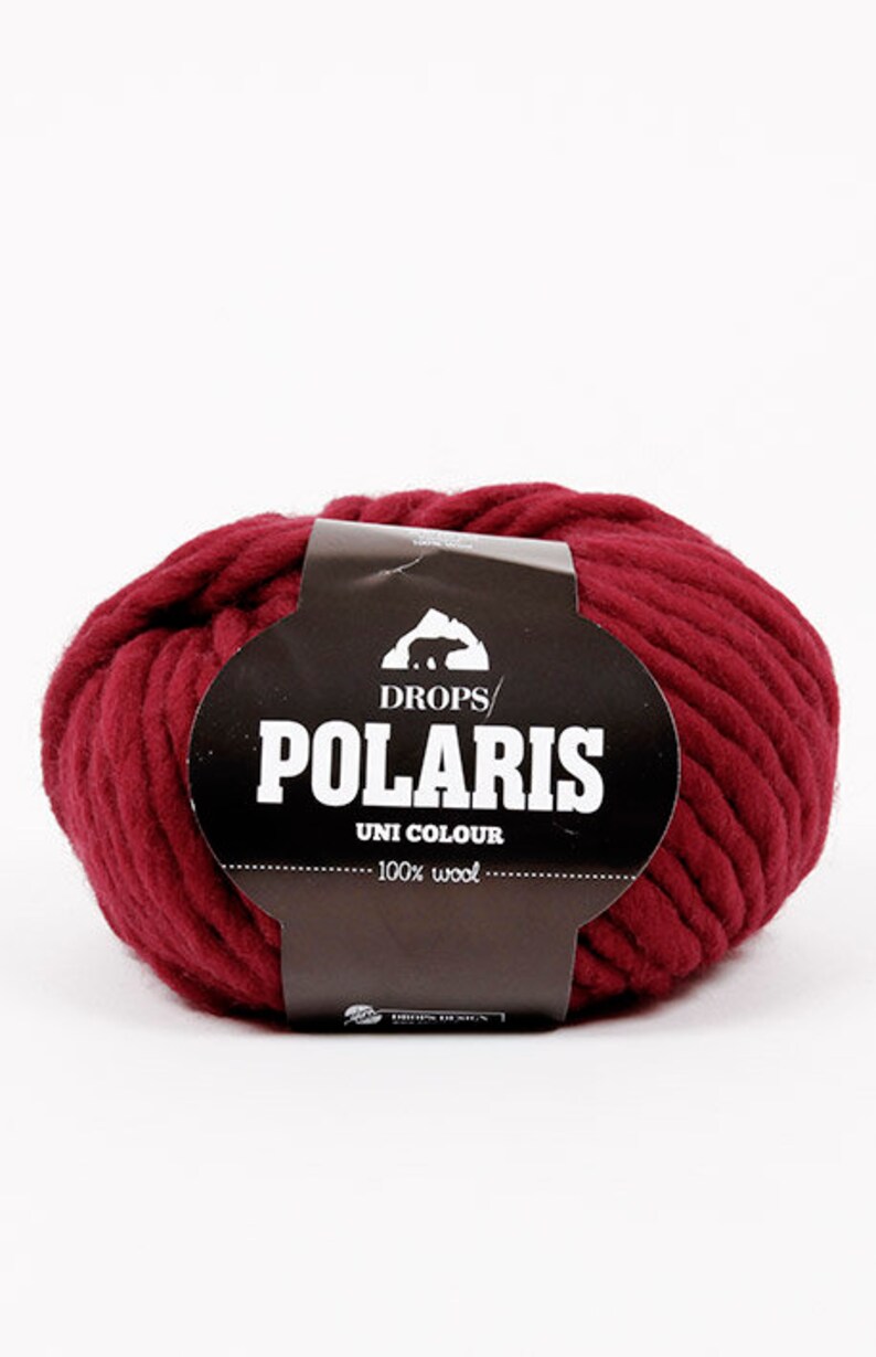 Super bulky yarn - DROPS Polaris - Yarn for felting - Bulky wool yarn - Super chunky yarn - Chunky wool yarn - Big yarn for blankets - Thick image 9
