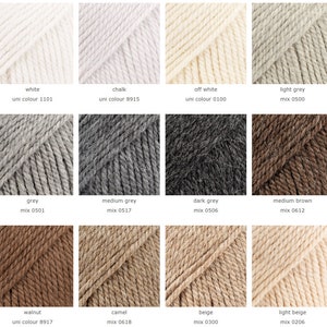 DROPS NEPAL Wool yarn Knitting yarn Aran weight yarn Worsted yarn Soft yarn Warm yarn Winter knitting Knitting yarn wool image 4