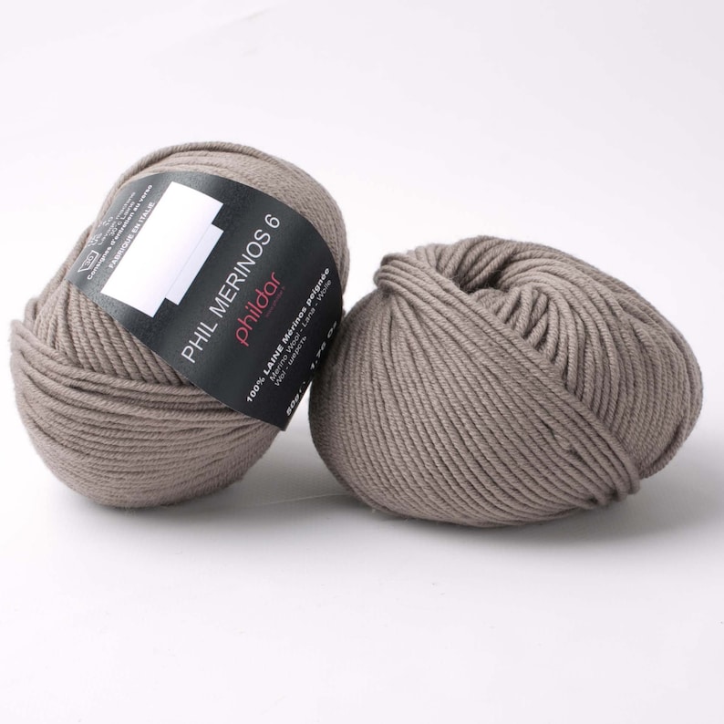 Merino Wool Yarn Aran Weight Yarn PHILDAR MERINOS 6 Non Etsy