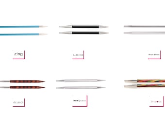 Interchangeable circular needles-Circular knitting needles-Knit Pro Needles-Needles for knitting-Zing-Cubics-Nova Cubics