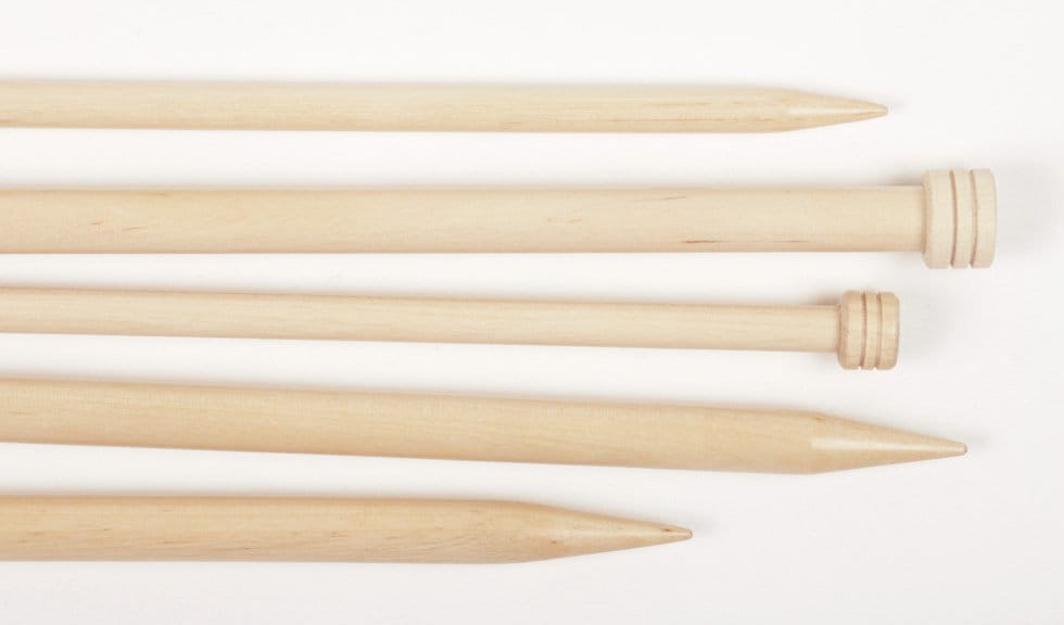 Straight Needles Wooden Needles Set of 2 Wooden Knitting - Etsy