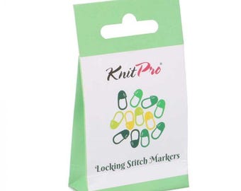 Pack of 30 stitch markers knitpro for knitting - locking stitch markers - plastic stitch markers - knitting markers - knitting supplies