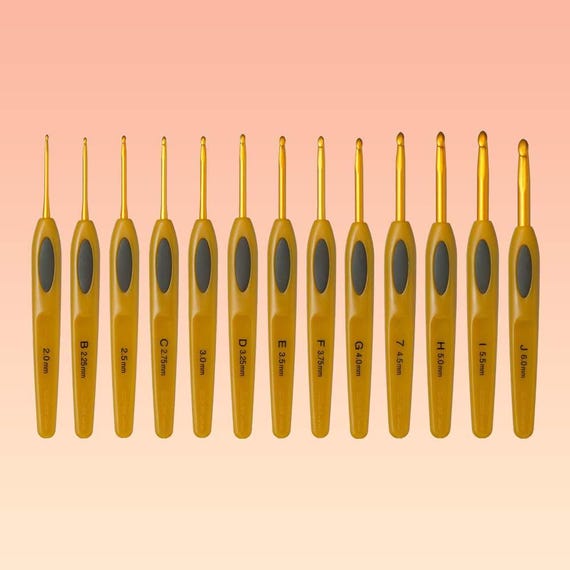 Clover (japan) Soft Grip Individual Crochet Hooks - Ergonomic