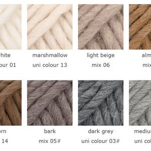 Super bulky yarn - DROPS Polaris - Yarn for felting - Bulky wool yarn - Super chunky yarn - Chunky wool yarn - Big yarn for blankets - Thick image 3