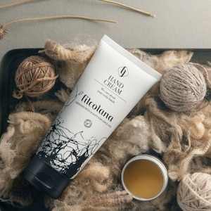 FILCOLANA Hand cream for knitters | Made in Denmark | Gift for knitter | Lanolin hand lotion | 100 ml