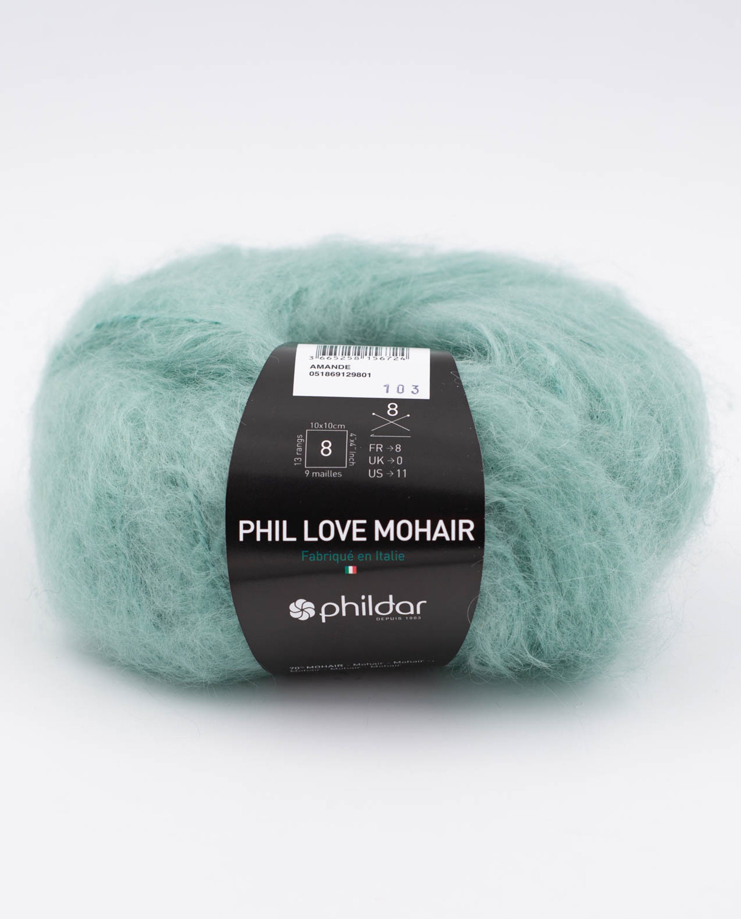 Mohair yarn PHILDAR LOVE MOHAIR Bulky yarn Fluffy luxury Etsy