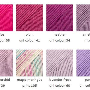 Superwash Merino Wool Drops BABY MERINO Fingering Weight Yarn 50g 191 Yards image 7