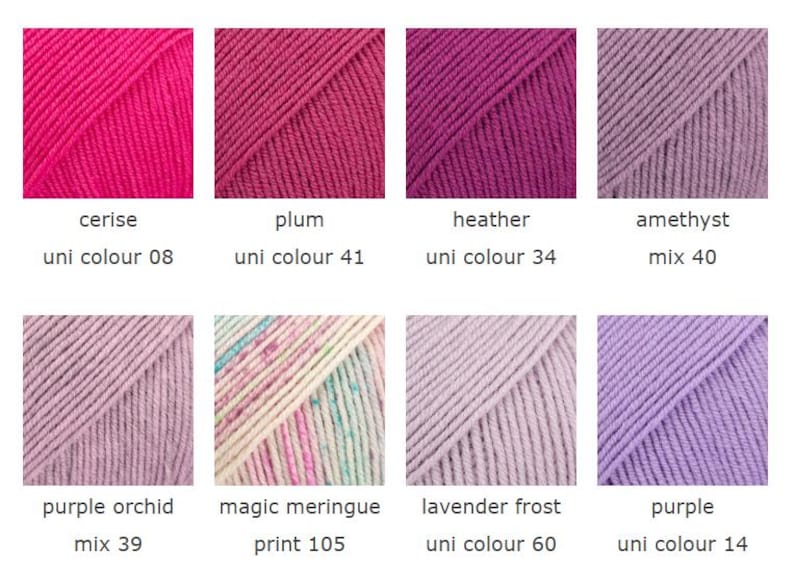 Superwash Merino Wool Drops BABY MERINO Fingering Weight Yarn 50g 191 Yards image 7
