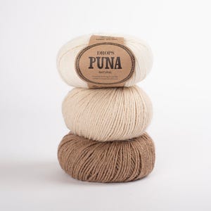 DROPS Puna Alpaca Yarn, DK Worsted, Superfine Alpaca Fiber - 50g 120 Yards image 2