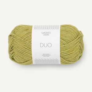Sandnes Garn DUO Baumwoll- und Merinowollgarn, Frühlingsgarn, 50 g 115 Meter, Sportgarn