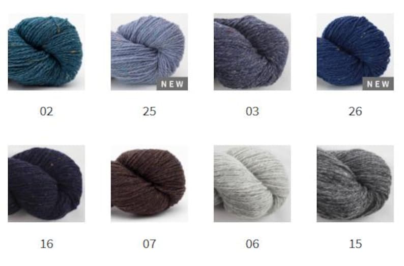 BC Garn LOCH LOMOND Gots Organic tweed wool by 50 grams 150 meters (164 yards) Light worsted weight yarn image 6