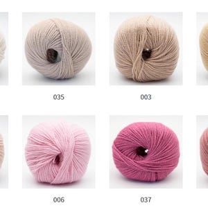 BC Garn SEMILLA Organic wool yarn 50 grams 160 meters (175 yards) Sport weight yarn image 3