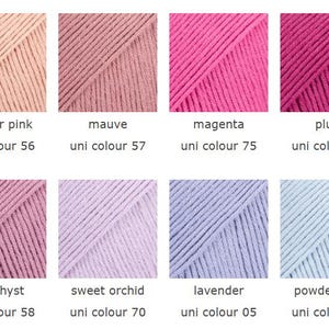 DROPS SAFRAN 100% Egyptian Cotton Yarn, Soft & Durable Knitting Crochet Yarn, Amigurumi image 6