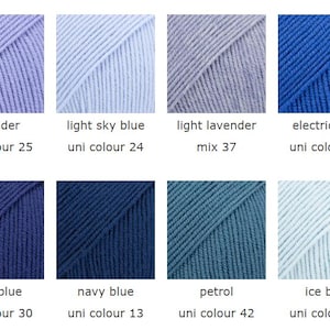 Superwash Merino Wool Drops BABY MERINO Fingering Weight Yarn 50g 191 Yards image 8