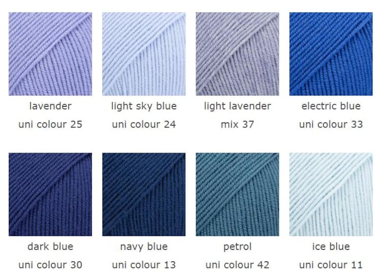 Superwash Merino Wool Drops BABY MERINO Fingering Weight Yarn 50g 191 Yards image 8