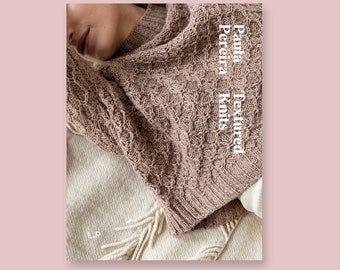 Knitting book TEXTURED KNITS by Paula Pereira in English 20 patterns feature a variety of inventive ways to combine different textures