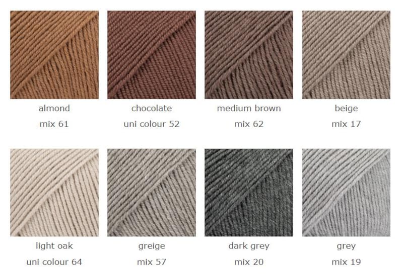 Superwash Merino Wool Drops BABY MERINO Fingering Weight Yarn 50g 191 Yards image 4