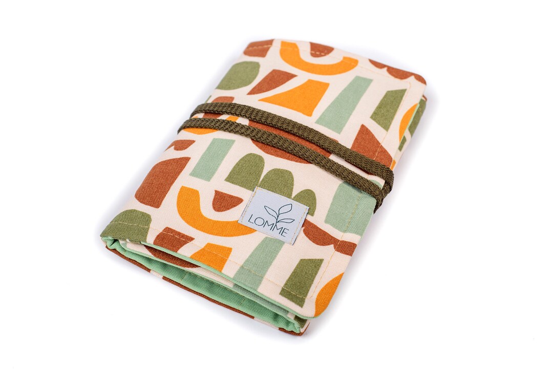 Knitting Needle Case LOMME 2 Sizes Medium and Large Handmade Knitting