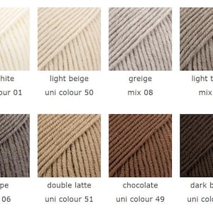 Superwash Merino Wool Yarn Drops Merino EXTRA FINE – DK Weight, Gentle Skin Knitting Yarn image 3