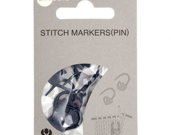 TULIP stitch markers pack of 7 knitting and crocheting - Locking stitch markers - Plastic stitch markers - Knitting markers