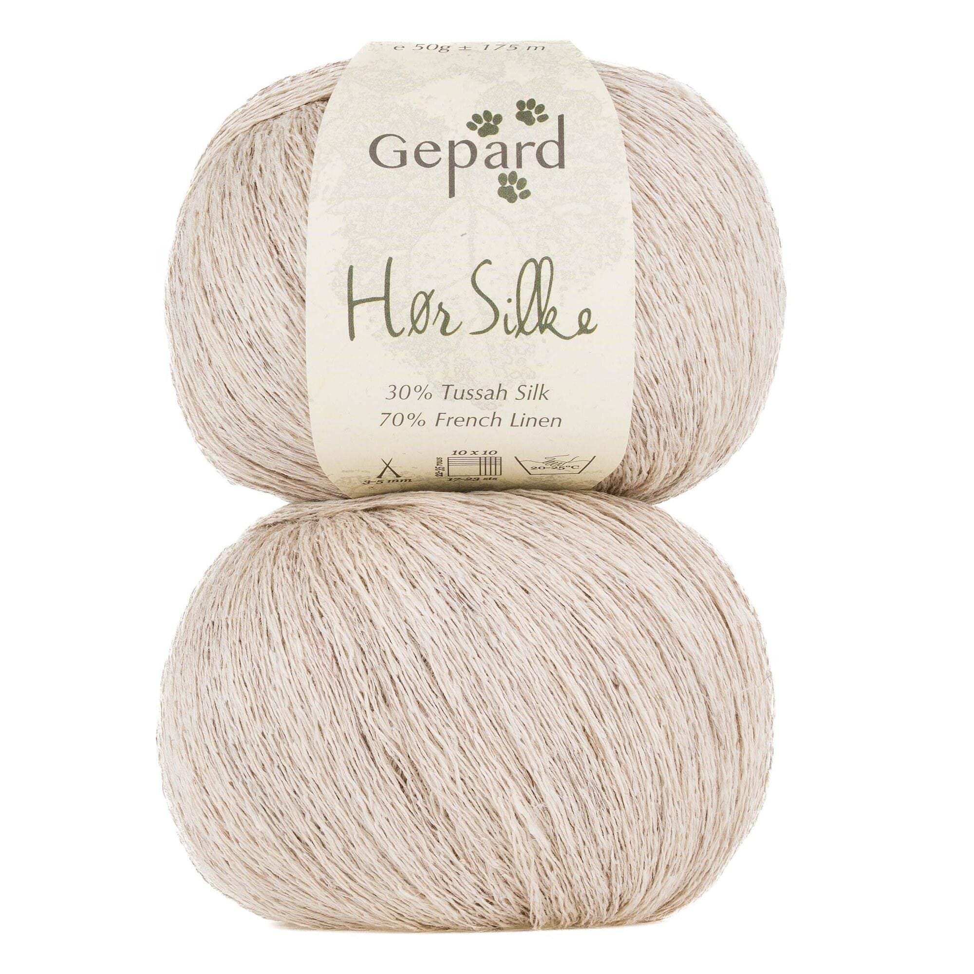 Gepard Garn HOR SILKE Linen and Tussah Silk Yarn 50 G 175 M