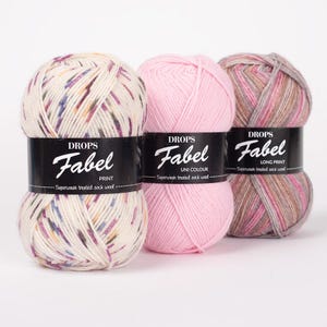 Filato per calzini auto-rigato - Filato sfumato - Filato per calzini in misto lana - Filato superwash - Filato per fingering - Filato di lana per maglieria - Filato per calzini