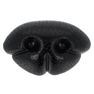 Black animal noses 15 mm, 19 mm, 23 mm - safety noses for amigurumi - toys plastic noses