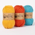 DROPS NEPAL - Wool yarn - Knitting yarn - Aran weight yarn - Worsted yarn - Soft yarn - Warm yarn - Winter knitting - Knitting yarn wool product logo