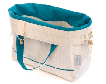 Knitting project bag - Crochet project bag - Bag for knitter - Yarn tote - Project storage bag - Travel knitting bag