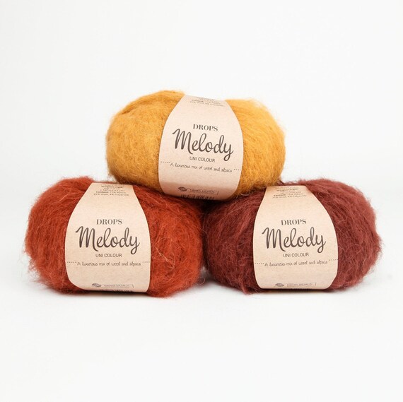 brushed wool yarn