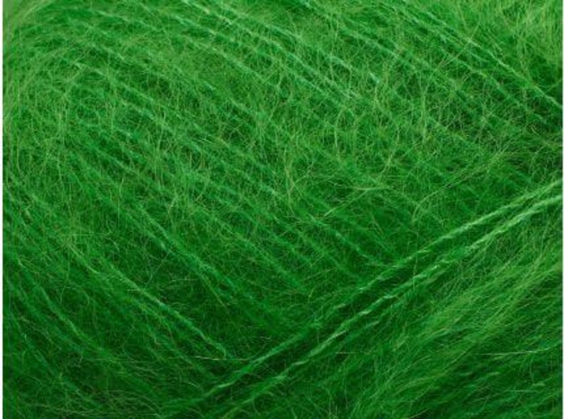 Hilo de encaje de seda Filcolana TILIA Kid Mohair, 25 g, 230 yardas imagen 13