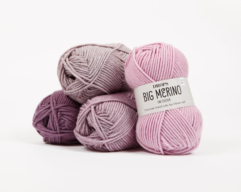 DROPS Big Merino Merino wool yarn Superwash yarn 100 Etsy