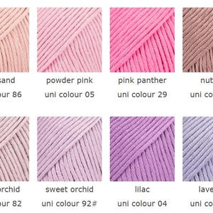 DROPS Muskat gemerceriseerde katoengaren – zachte amigurumi, gehaakt, breigaren - 50 g, 109 yards afbeelding 5