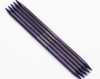Knitpro jadore cubics dpn set of 5: wooden double pointed needles