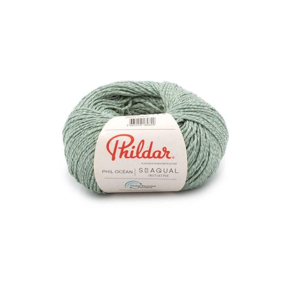 Phildar OCEAN Recycled polyester and organic cotton yarn for knitting: Sport Weight