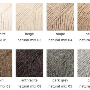 DROPS Puna Alpaca Yarn, DK Worsted, Superfine Alpaca Fiber - 50g 120 Yards image 3